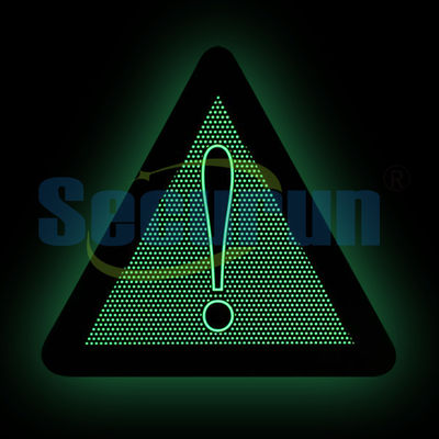 30inch Photoluminescent Signage Exclamation Mark Danger Symbol